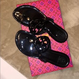 Black Tory Burch Miller Sandals